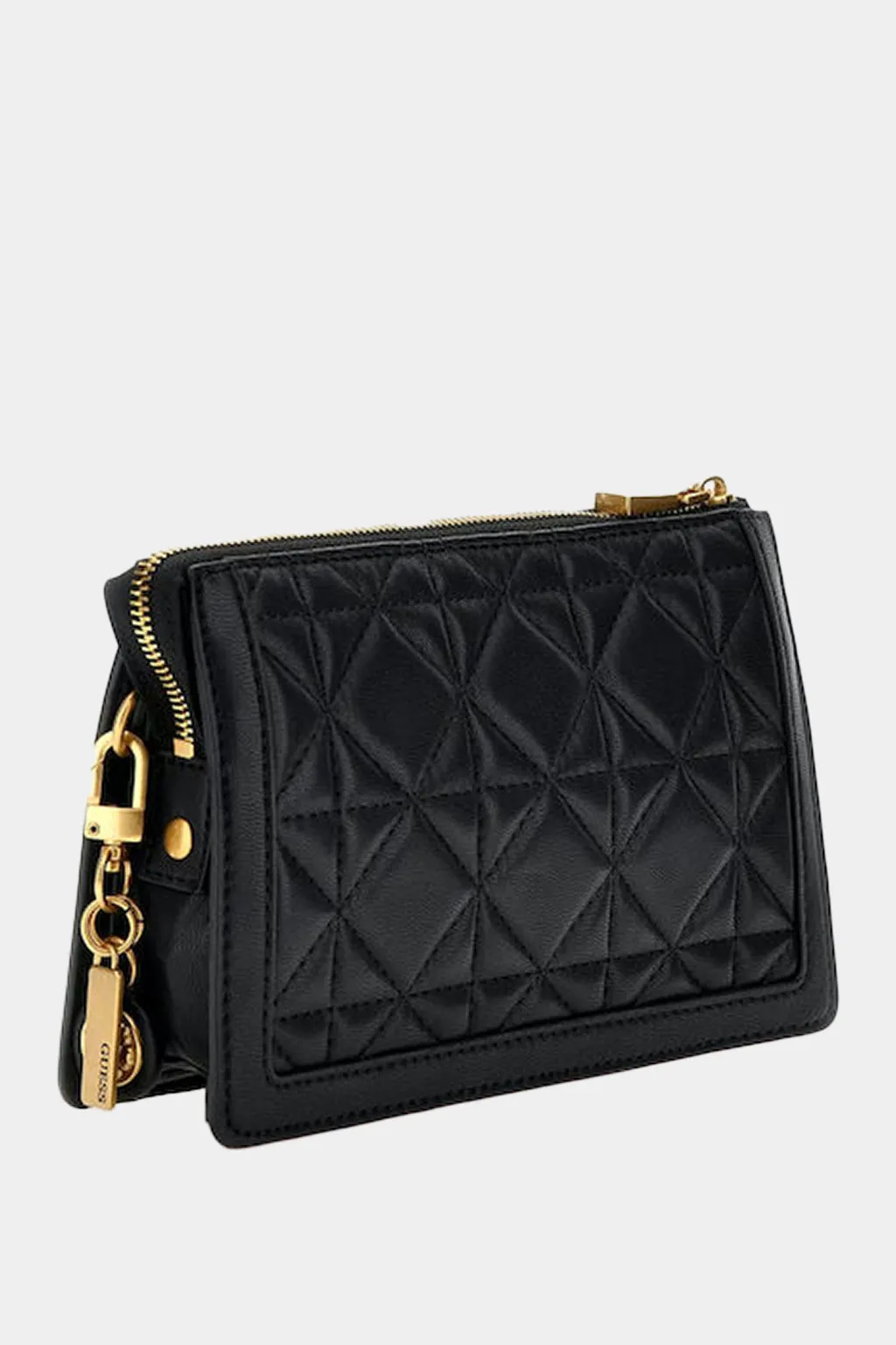 Guess -  Black Abey Multi Compartment Crossbody Bag