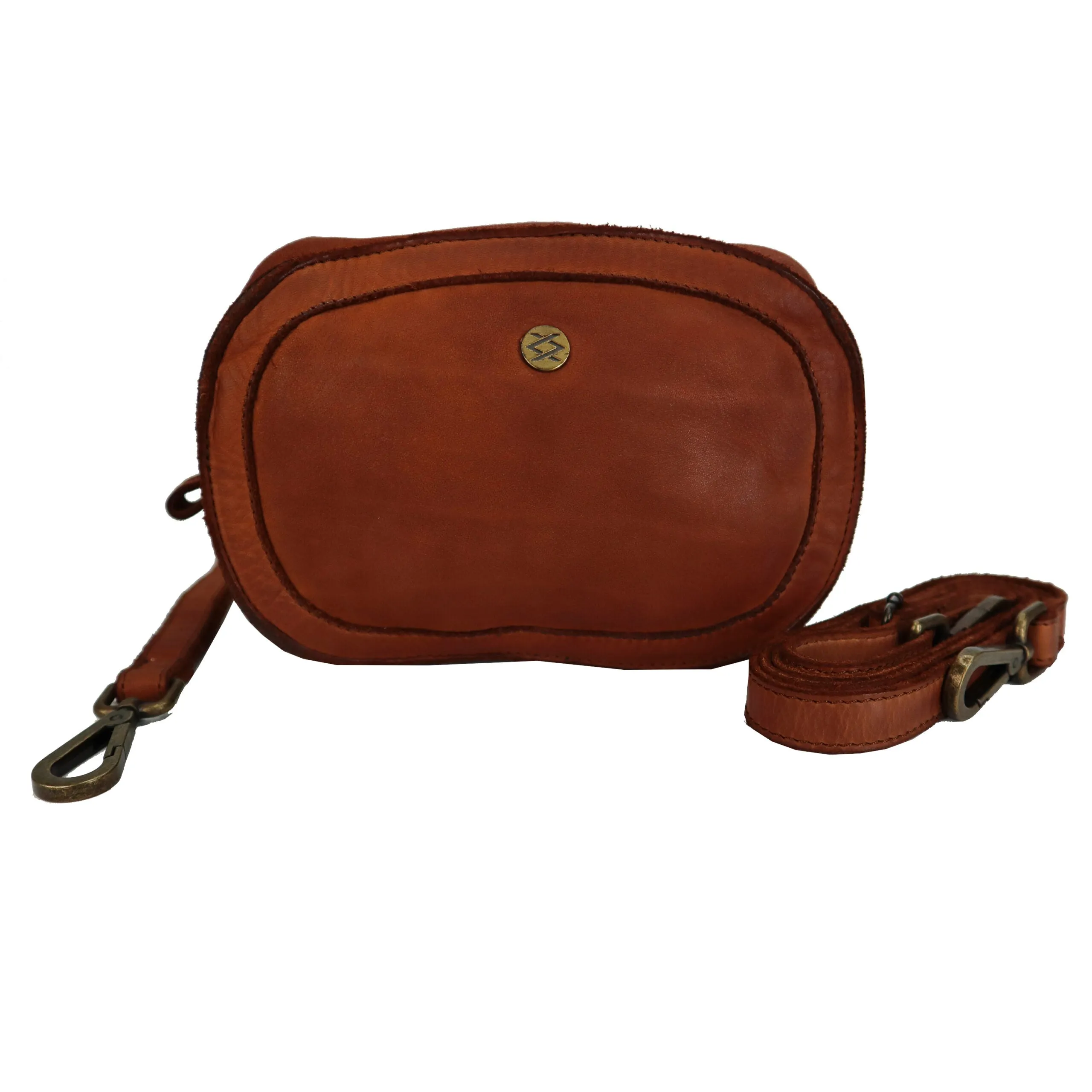 Halo Leather Crossbody Bag