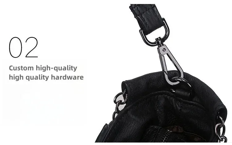 Handheld Genuine Leather Bag