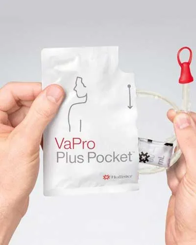 Hollister VaPro Plus Pocket No Touch Intermittent Catheter  8FR 16" (40CM) Straight - 30 per Box