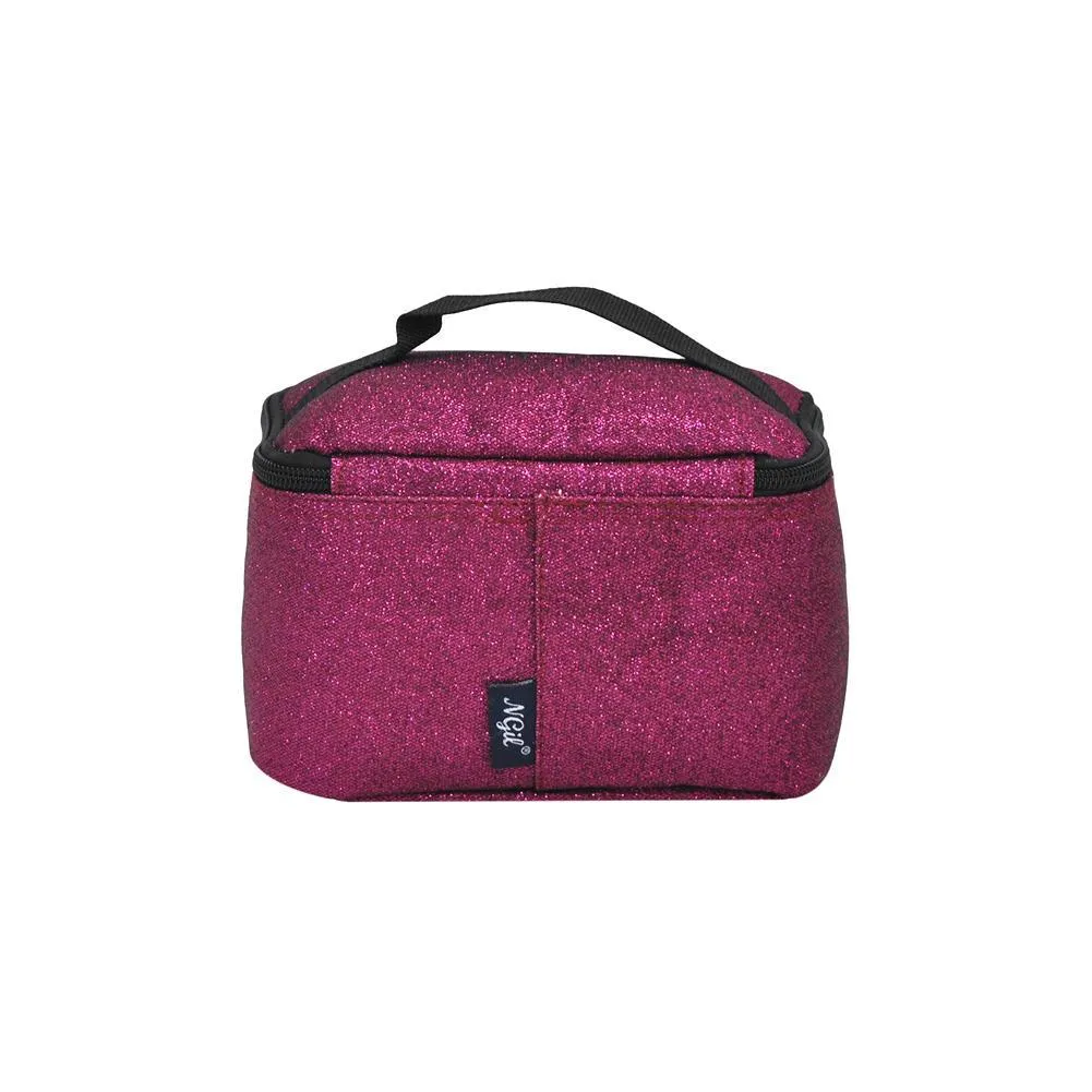 Hot Pink Glitter NGIL Cosmetic Case