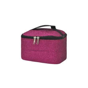 Hot Pink Glitter NGIL Cosmetic Case