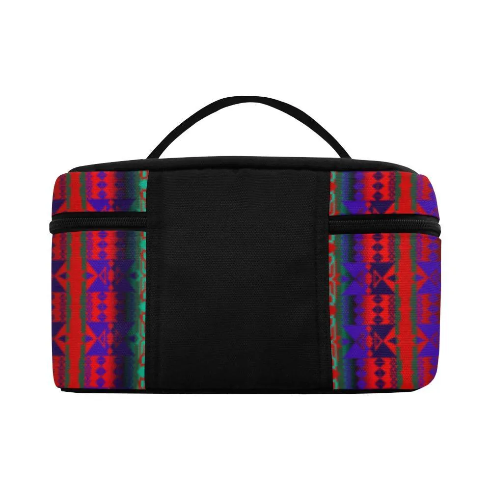 Inside the Warrior's Society Lodge Cosmetic Bag/Large