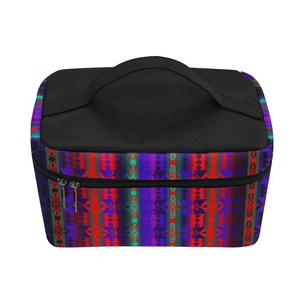 Inside the Warrior's Society Lodge Cosmetic Bag/Large