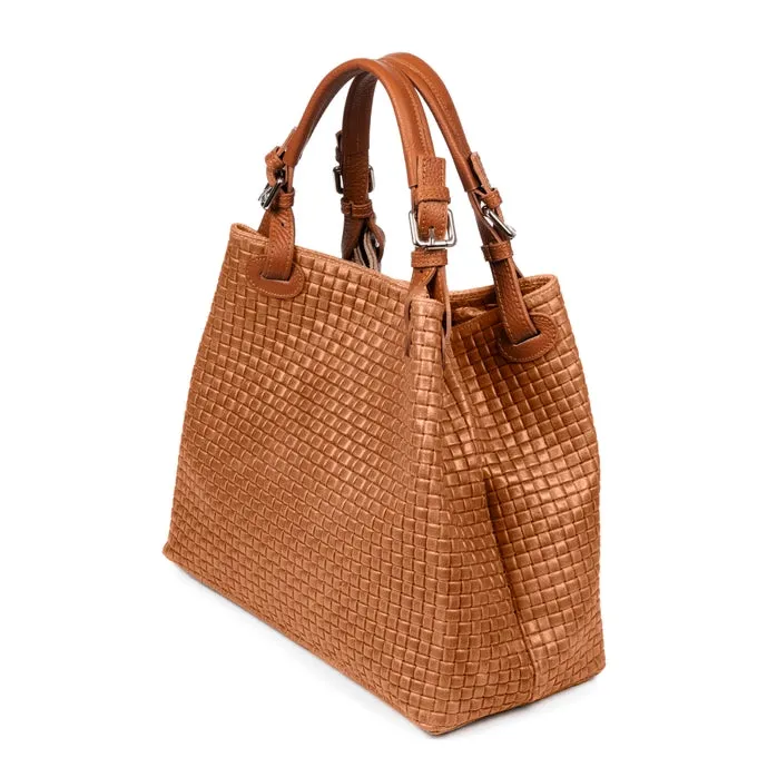 Italian Leather Handbag-Emanuela