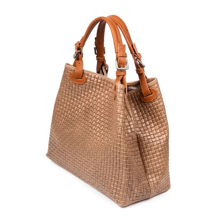 Italian Leather Handbag-Emanuela