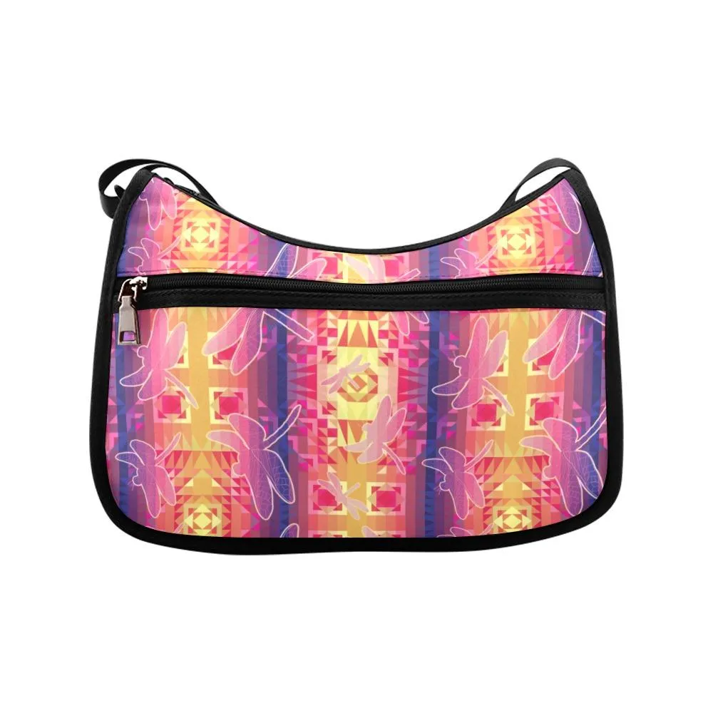 Kaleidoscope Dragonfly Crossbody Bags