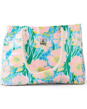 Kip & Co Tumbling Flowers Beach Bag