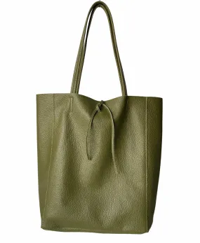 LaGaksta Taylor Tote Shoulder Bag Soft Italian Leather - Casual Travel Everyday Tote