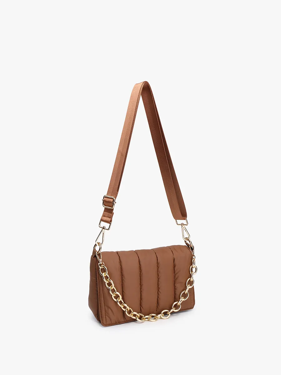 Lala Quilted Chain Crossbody Bag