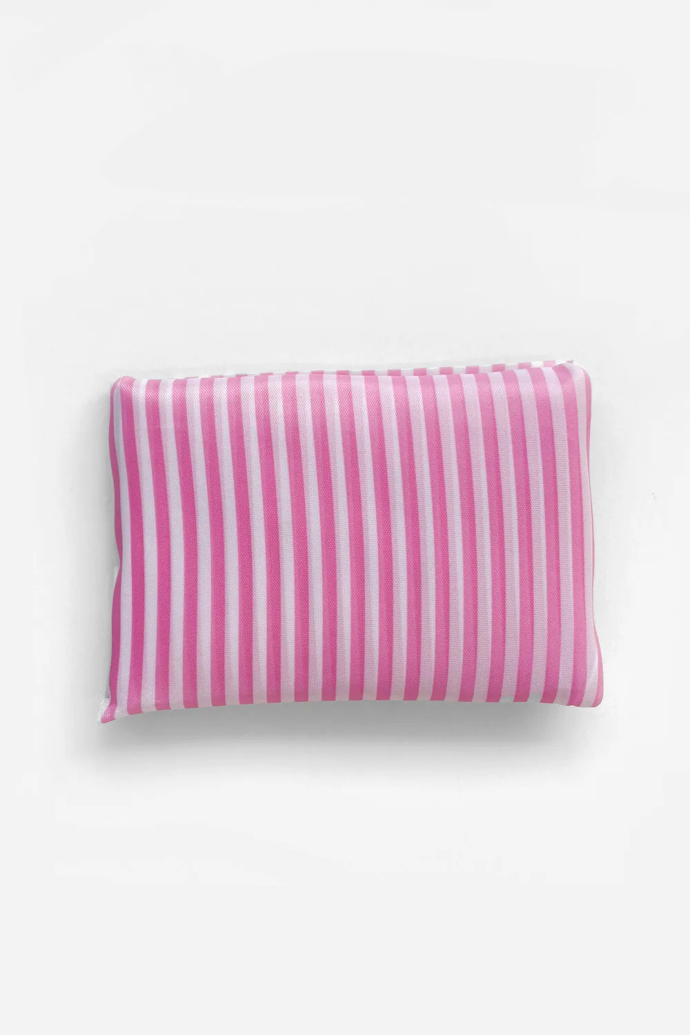 Large Reusable Shopping Bag - Pink Stripe