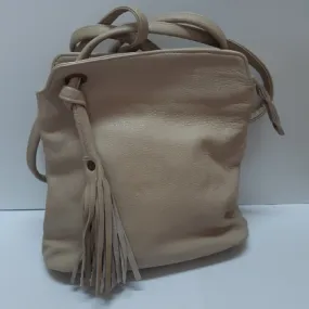 LEATHER BAG TAUPE