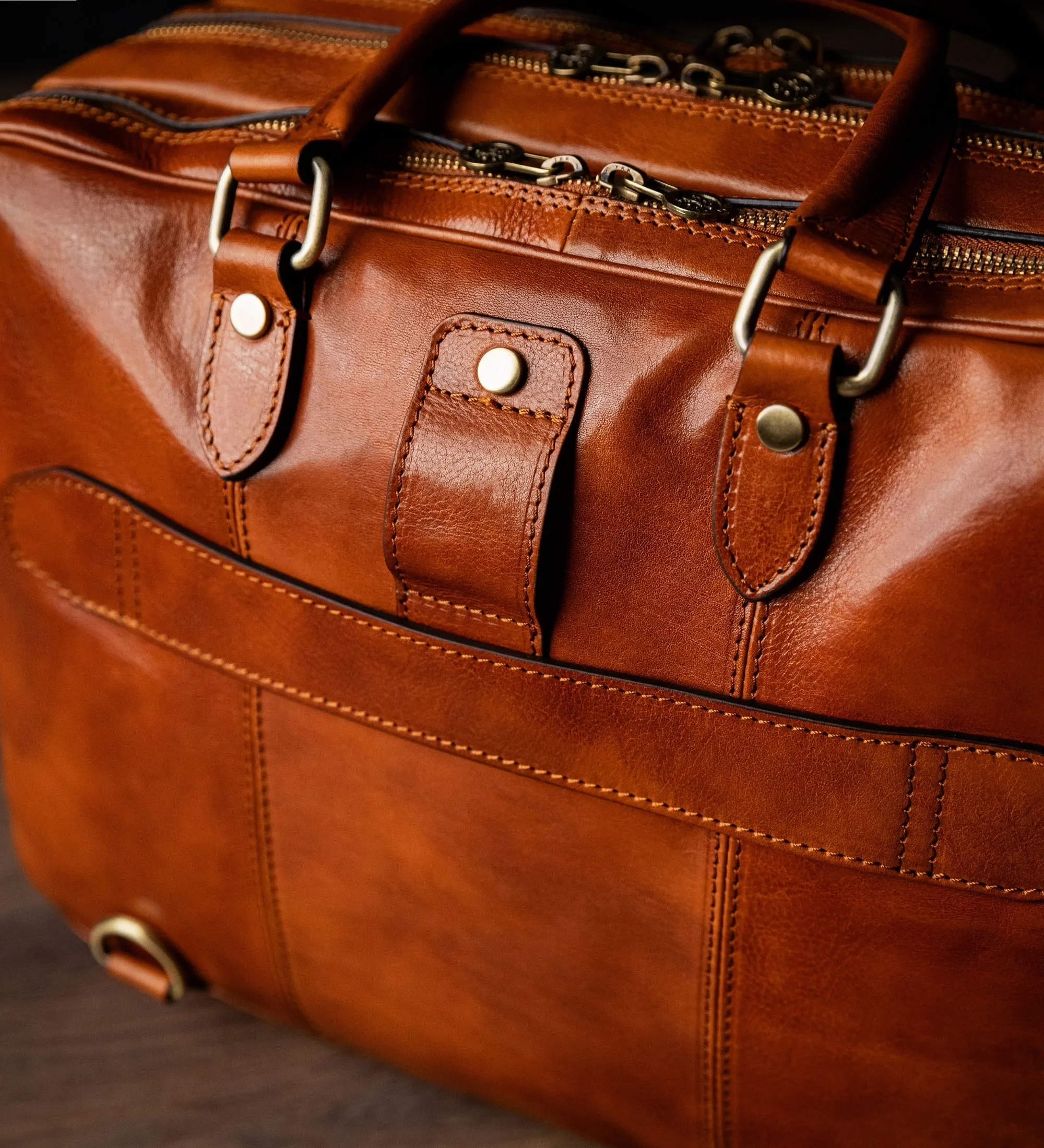 Leather Convertible Briefcase Backpack - A Farewell to Arms