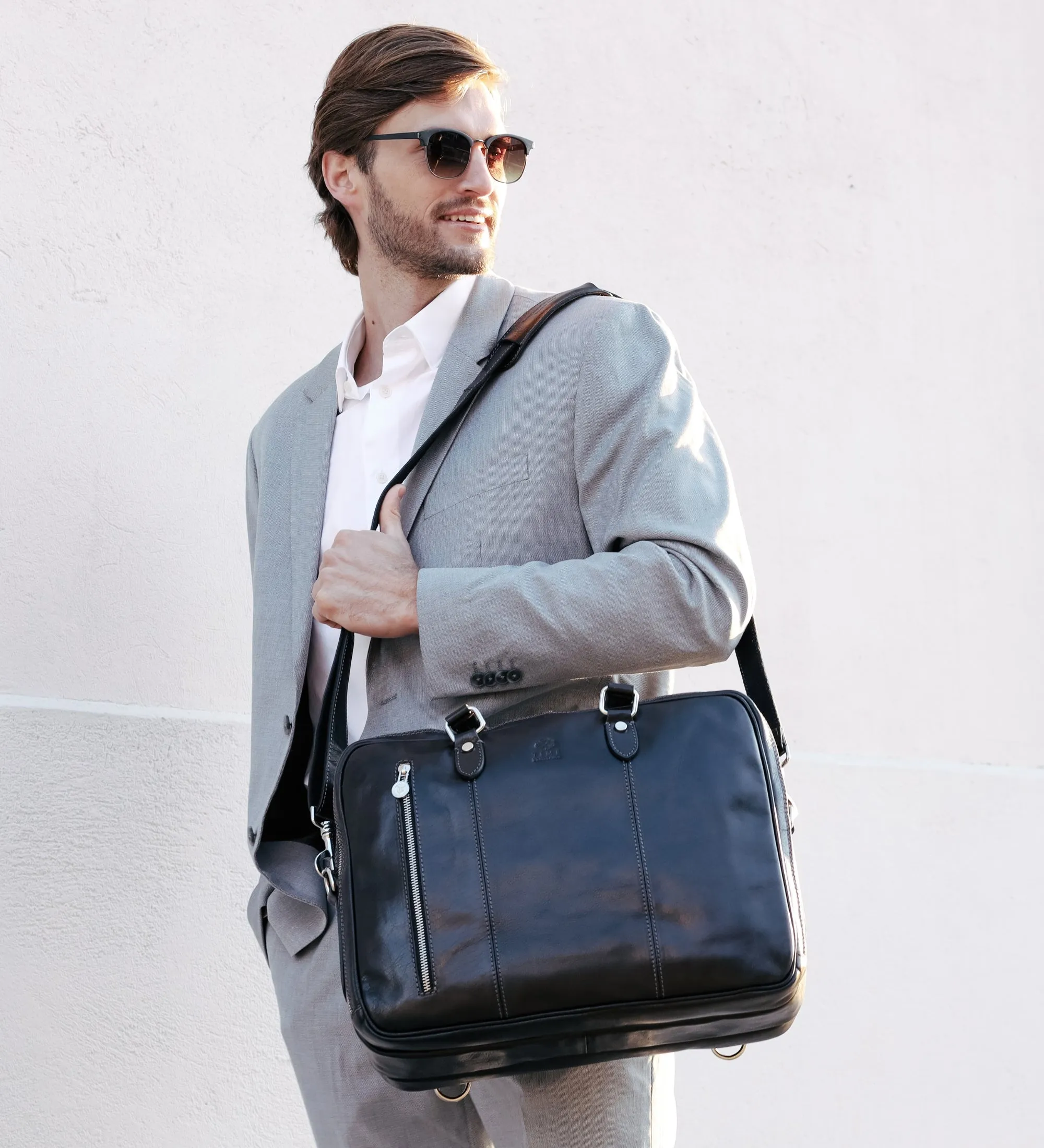 Leather Convertible Briefcase Backpack - A Farewell to Arms