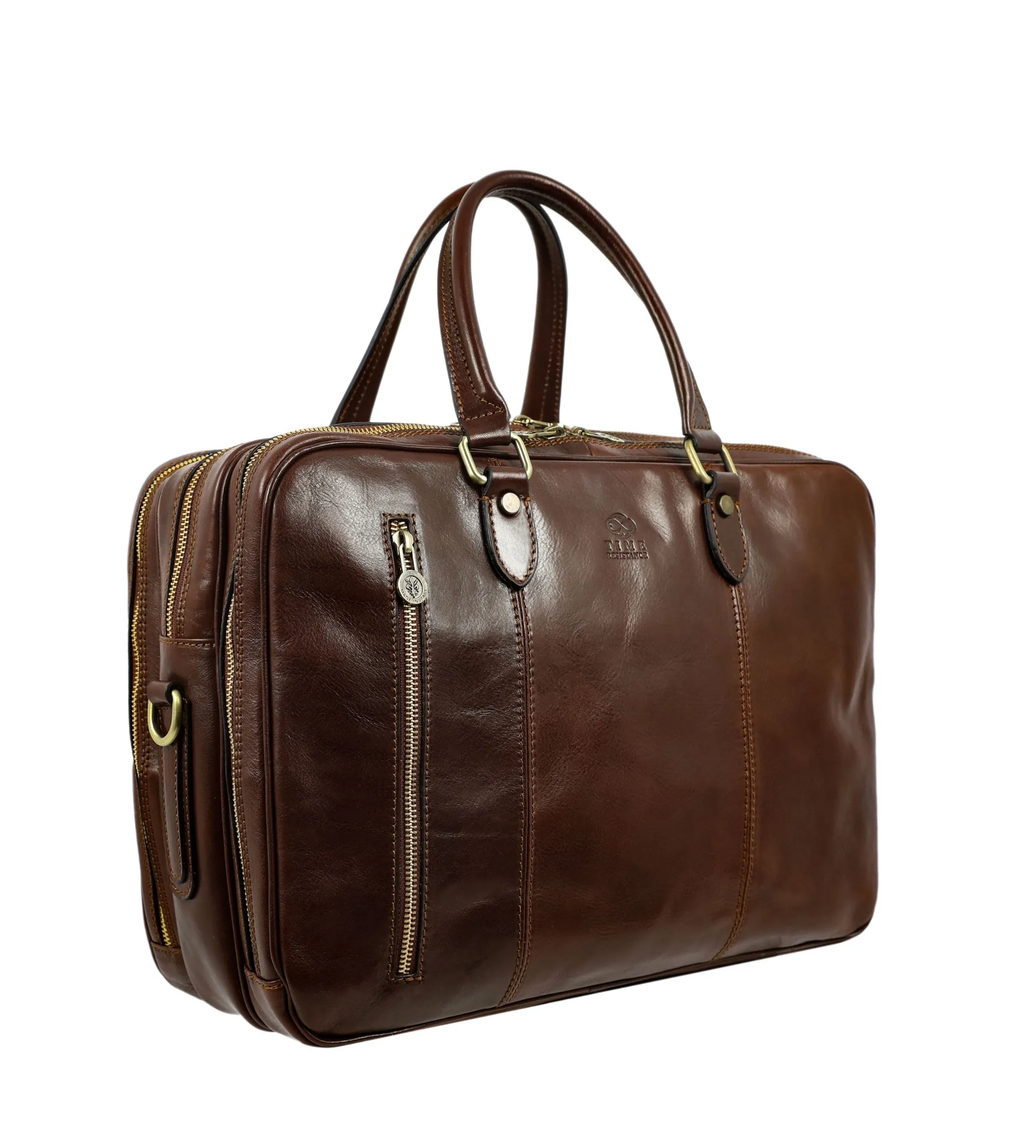 Leather Convertible Briefcase Backpack - A Farewell to Arms