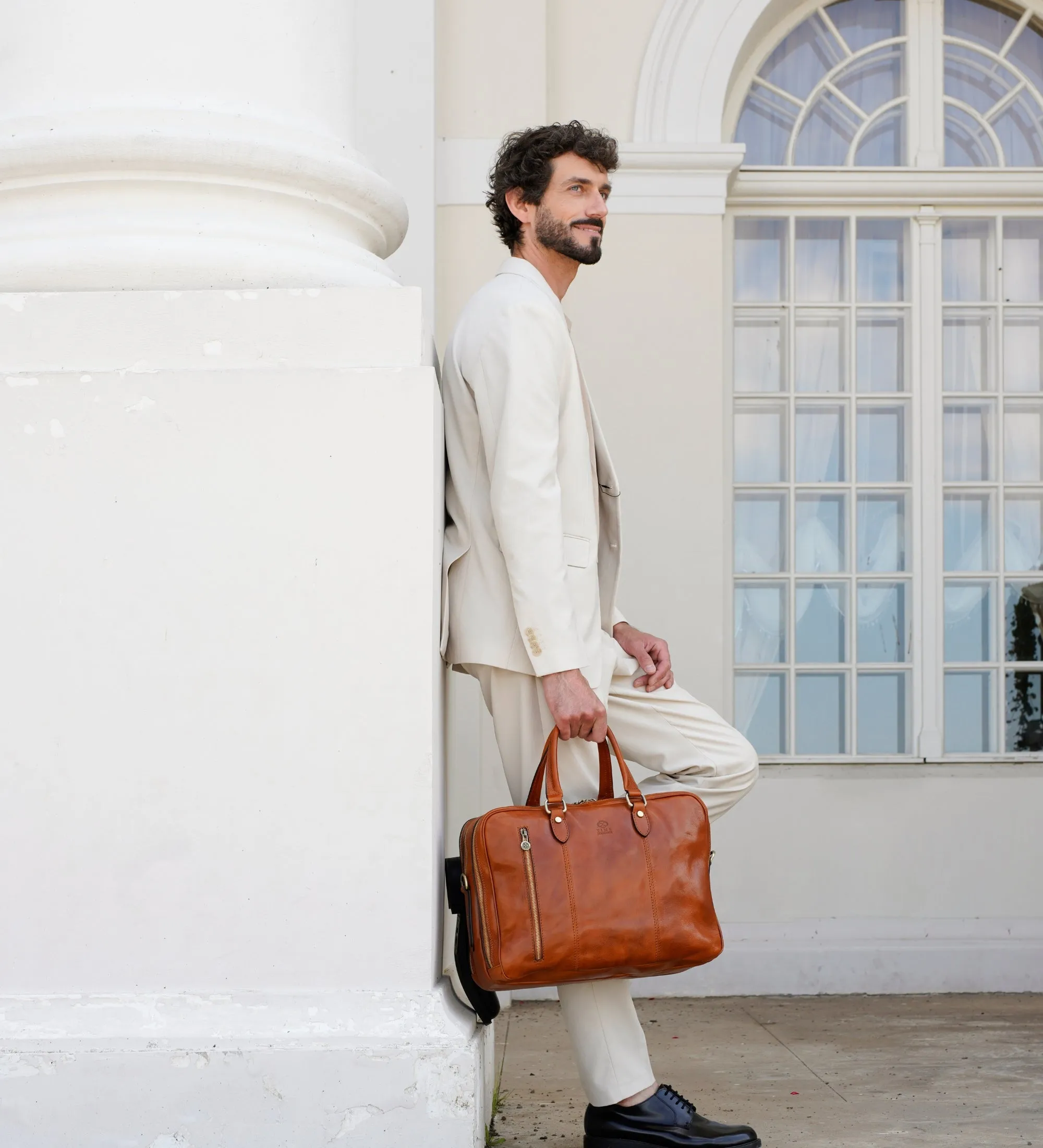 Leather Convertible Briefcase Backpack - A Farewell to Arms