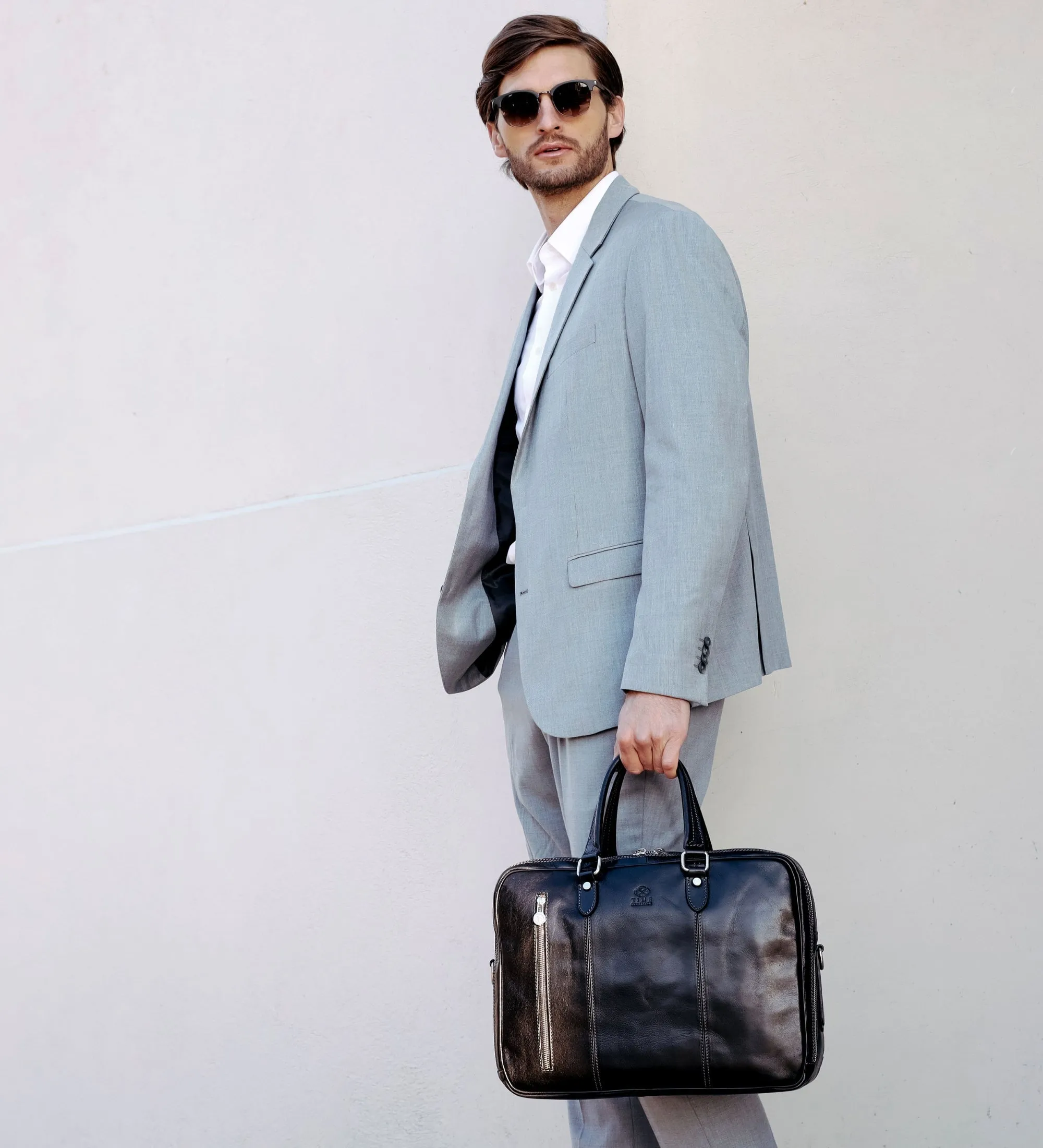 Leather Convertible Briefcase Backpack - A Farewell to Arms