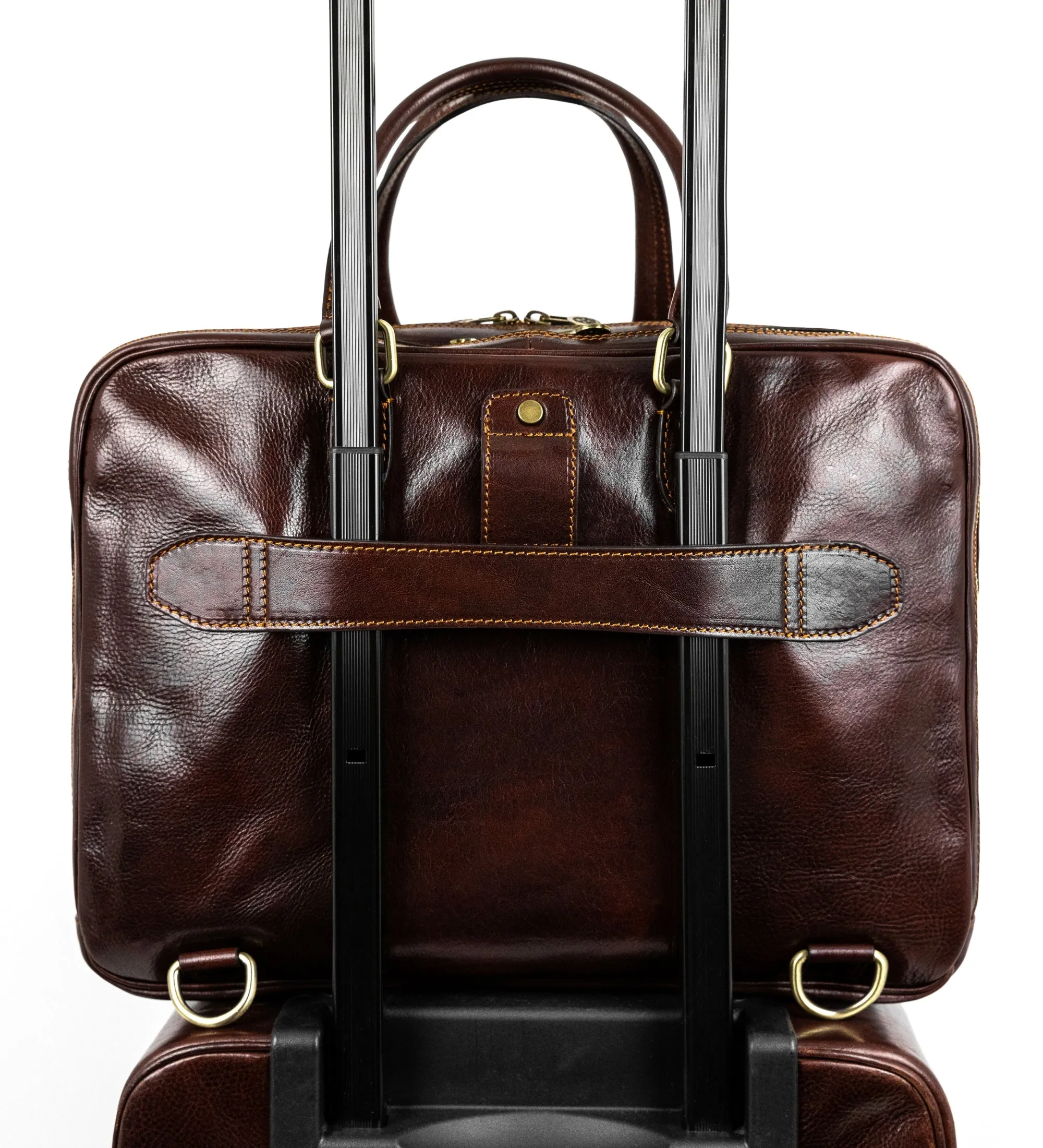 Leather Convertible Briefcase Backpack - A Farewell to Arms