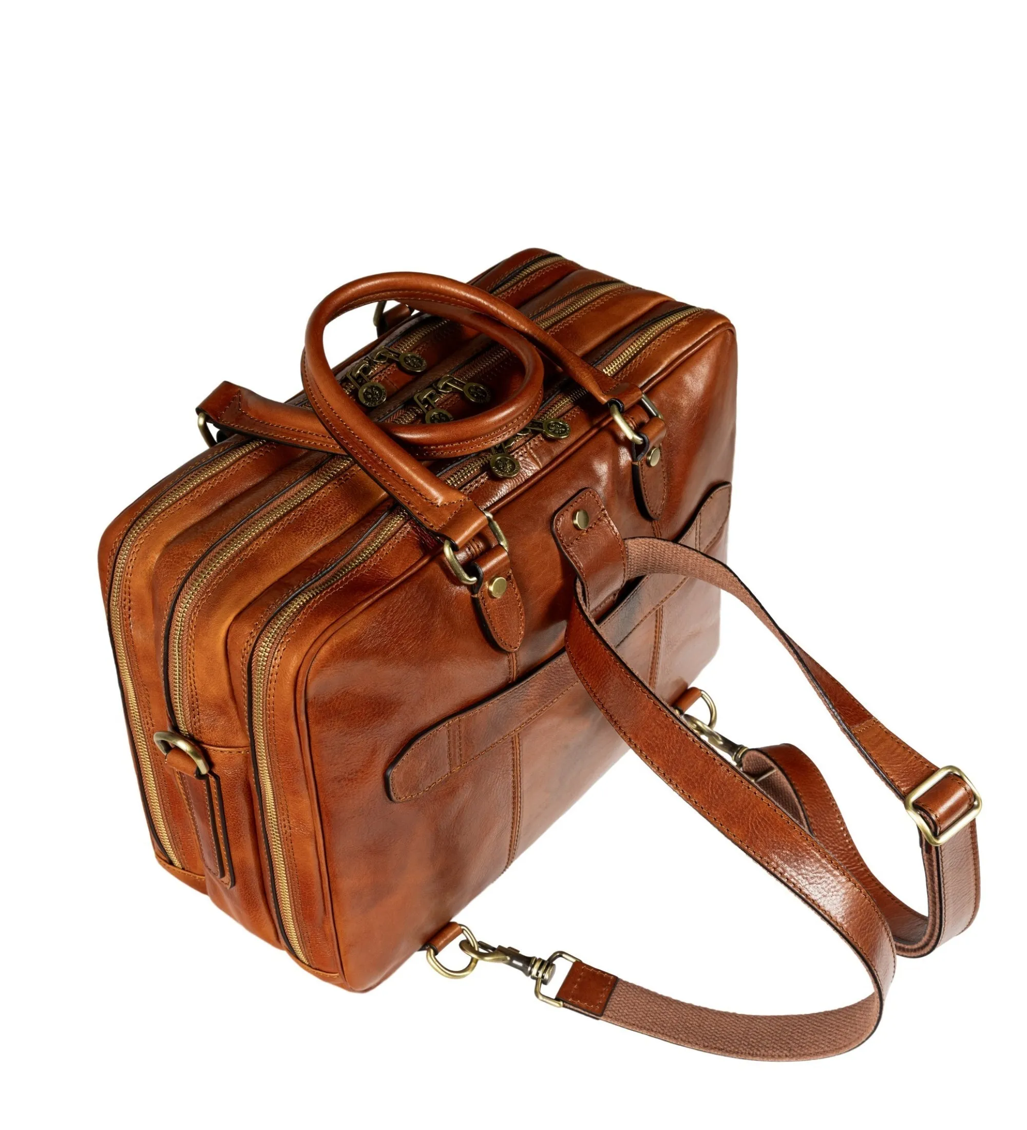 Leather Convertible Briefcase Backpack - A Farewell to Arms