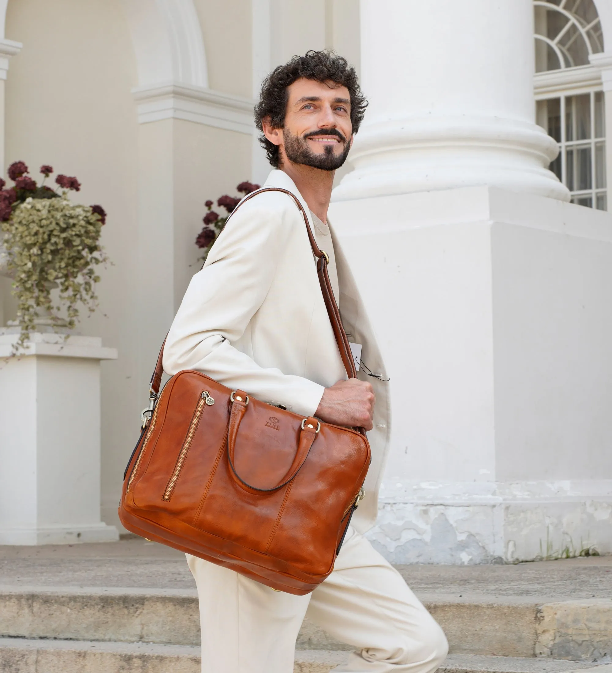 Leather Convertible Briefcase Backpack - A Farewell to Arms