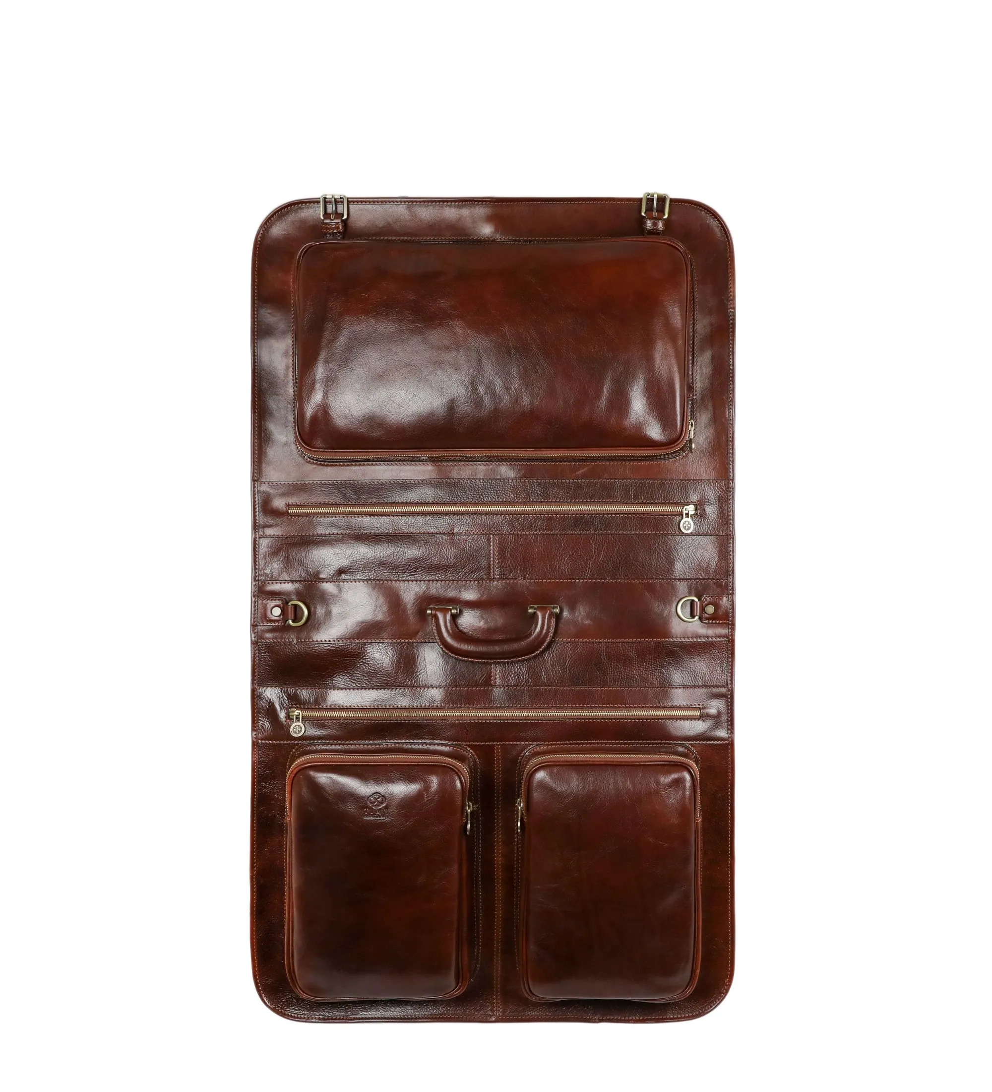 Leather Garment Bag - The Big Sleep