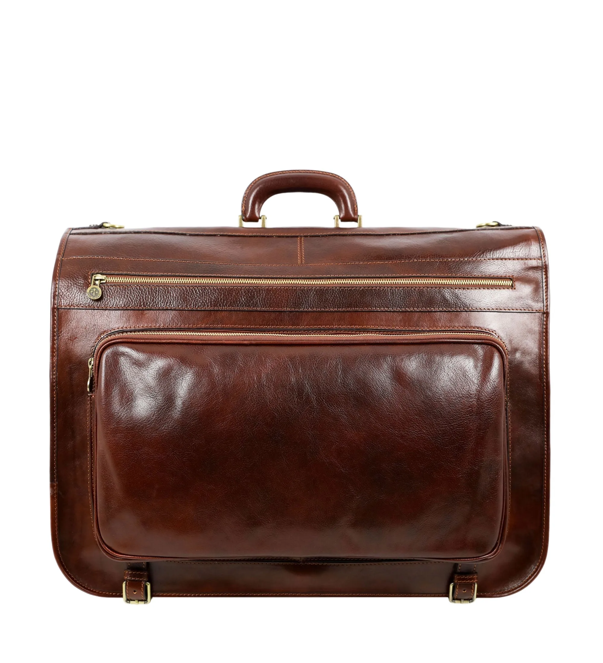 Leather Garment Bag - The Big Sleep