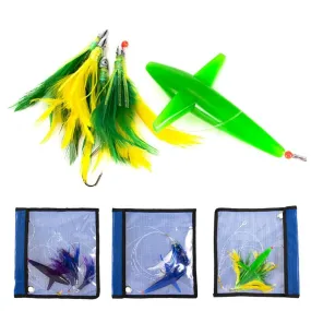 Lobo Lures Economy Line Tuna Feather Daisy Chain Trolling Lure