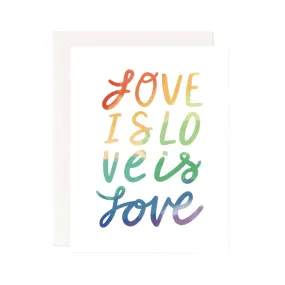 Love is Love Greeting Card