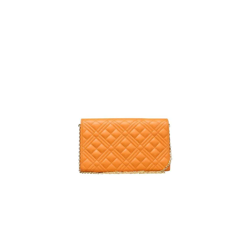 Love Moschino Orange Polyethylene Crossbody Bag