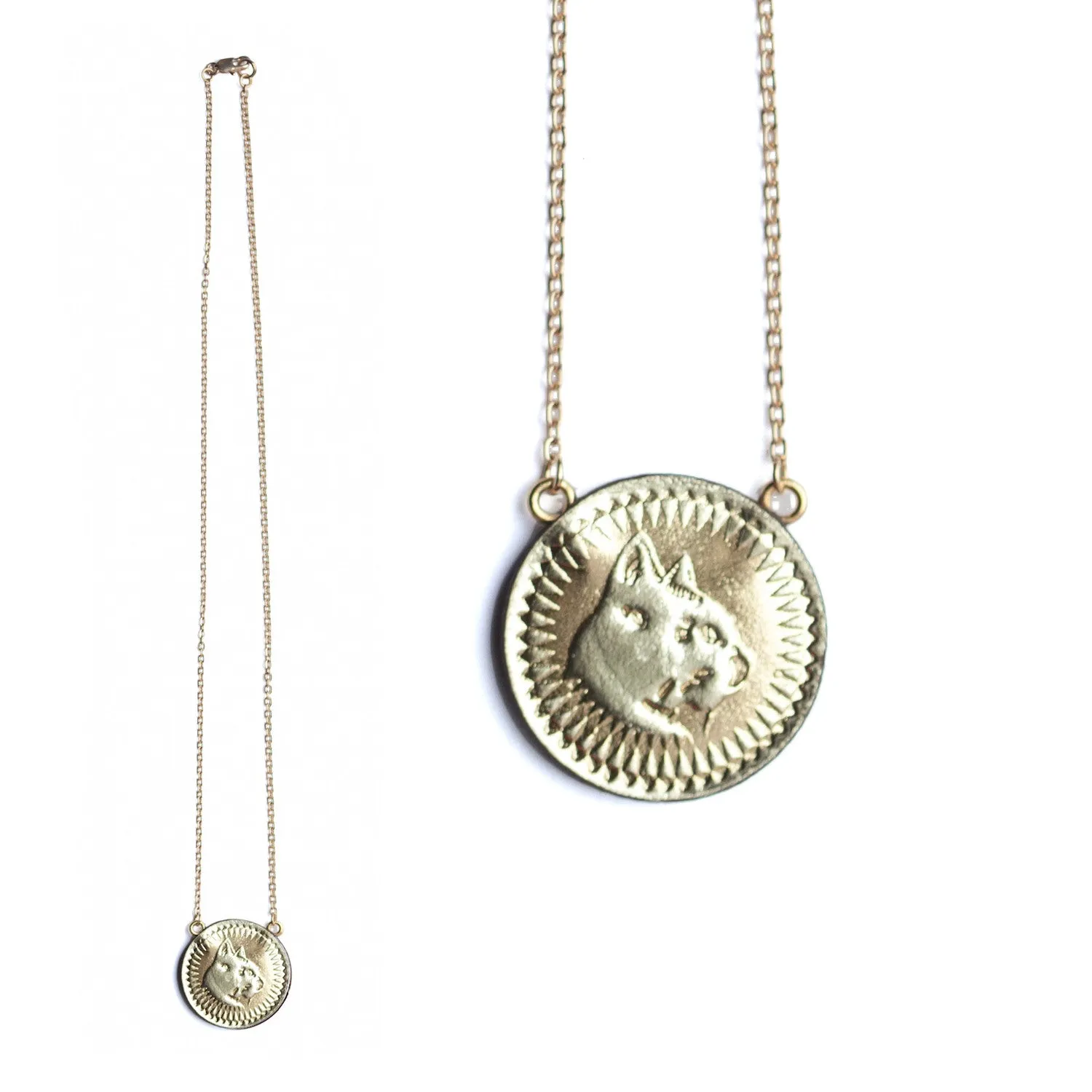 LUCKY COIN . pendant