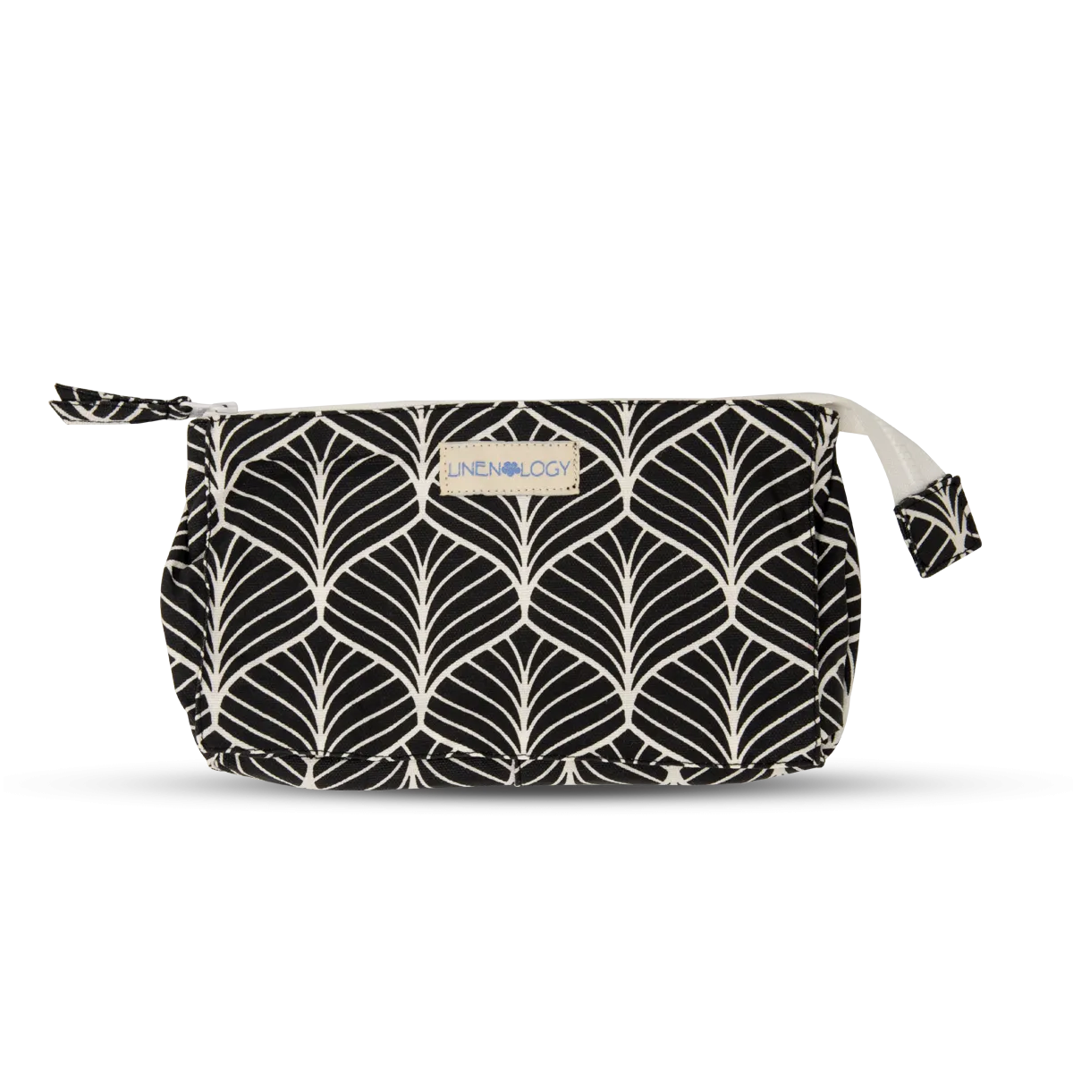 Makeup Bag Big - Abstract - Black