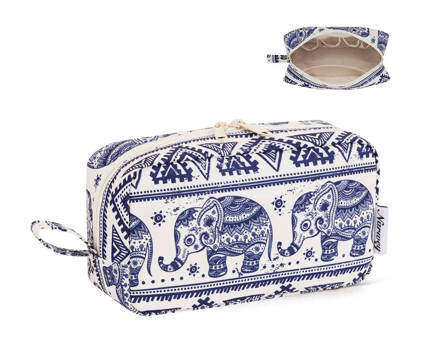 Makeup Bag for Purse With Handle