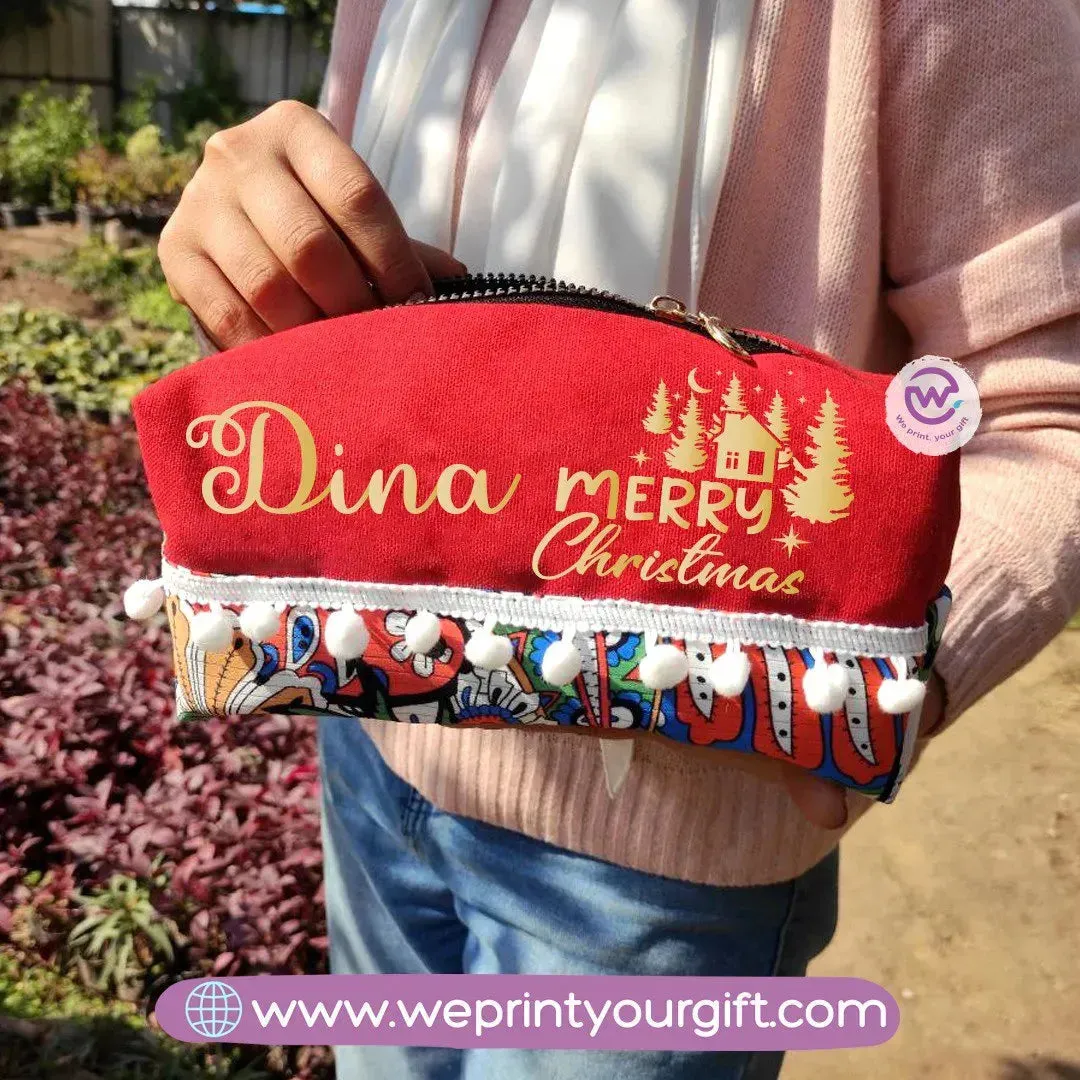 Makeup Pouch Bag-Christmas