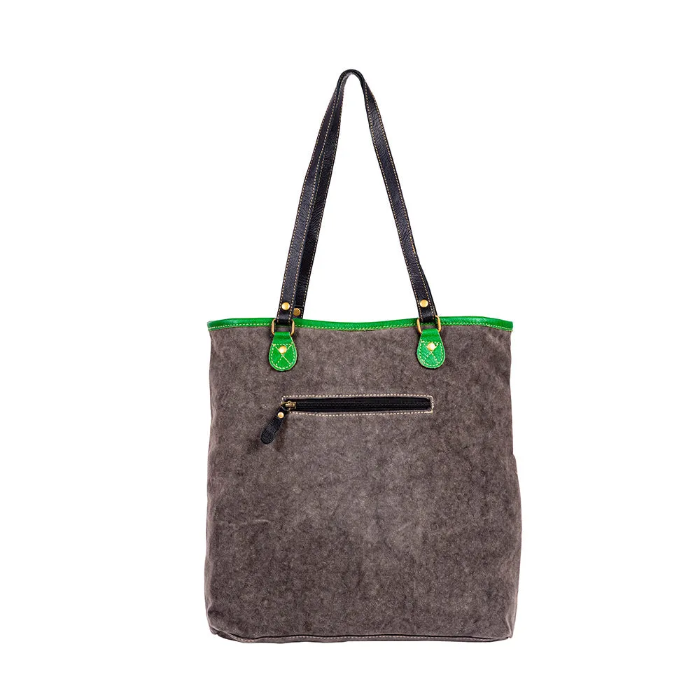 Marianna Floral Canvas & Leather Bag