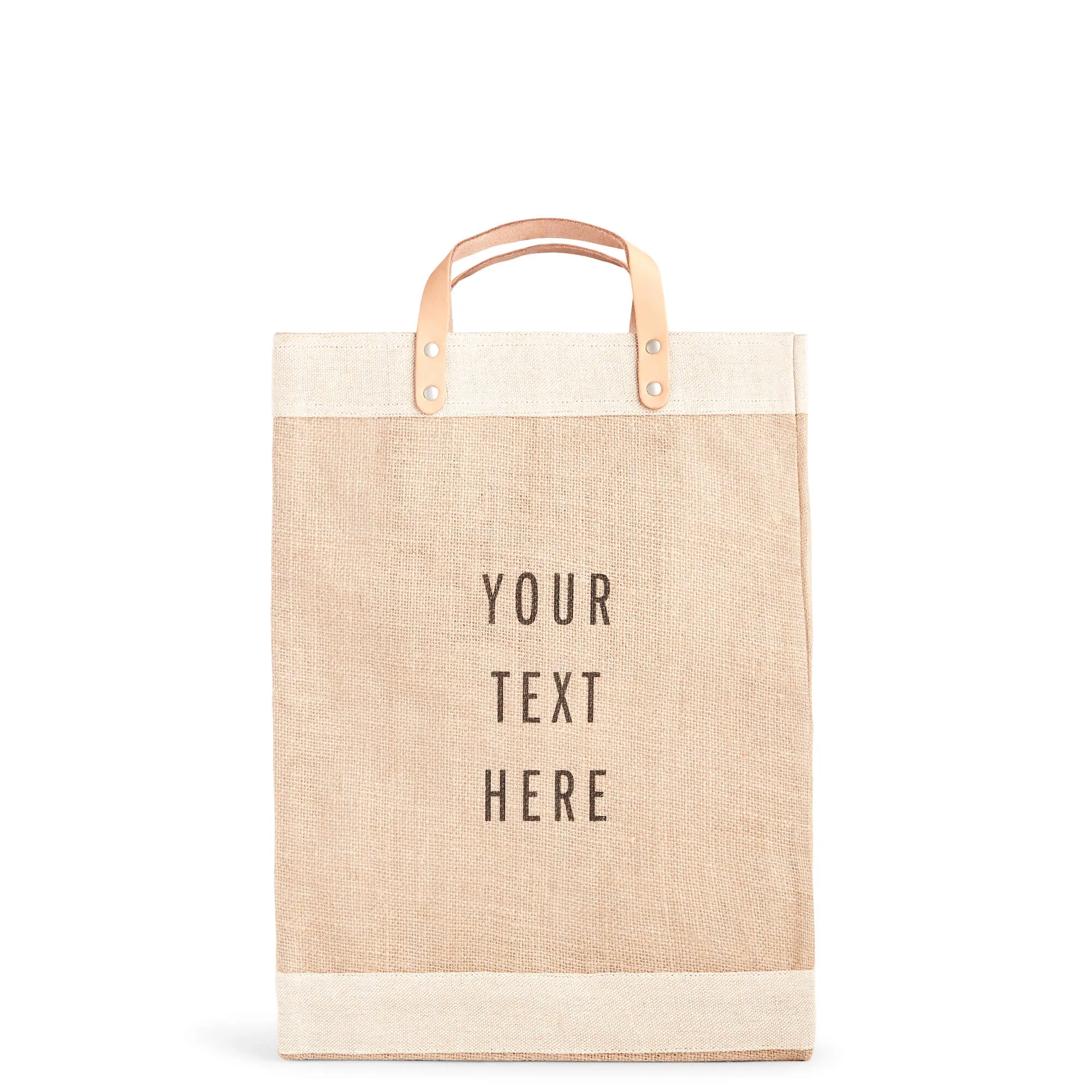 Market Bag - Between the Handle Text