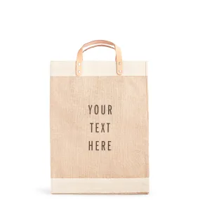 Market Bag - Between the Handle Text