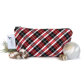 Medium Snack Bag - Holiday Plaid