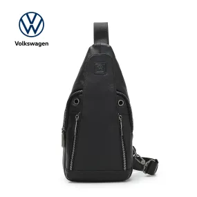 Men's Leather Chest Bag / Sling Bag / Crossbody Bag - VVT 10013