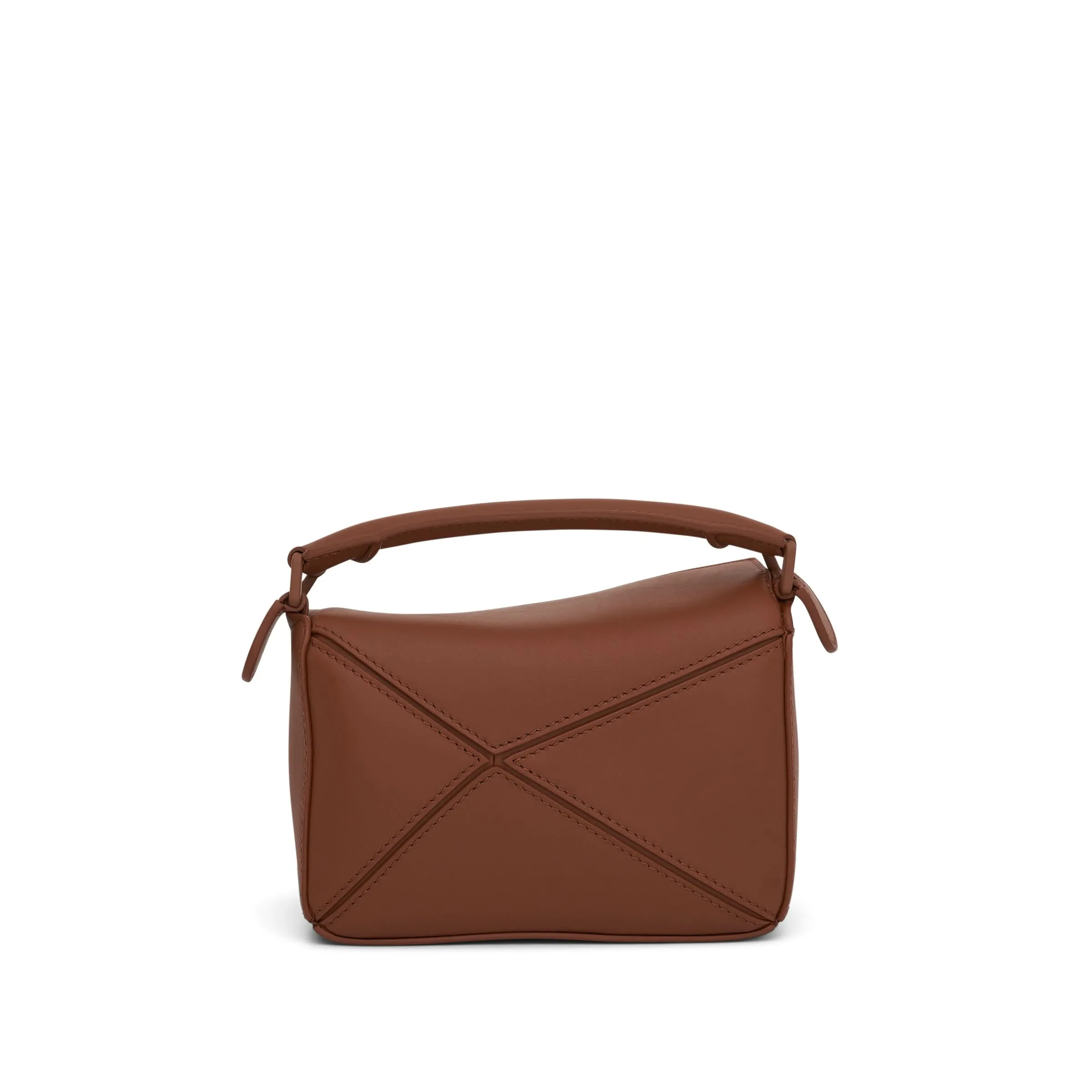 Mini Puzzle Bag in Satin Calfskin in Pecan