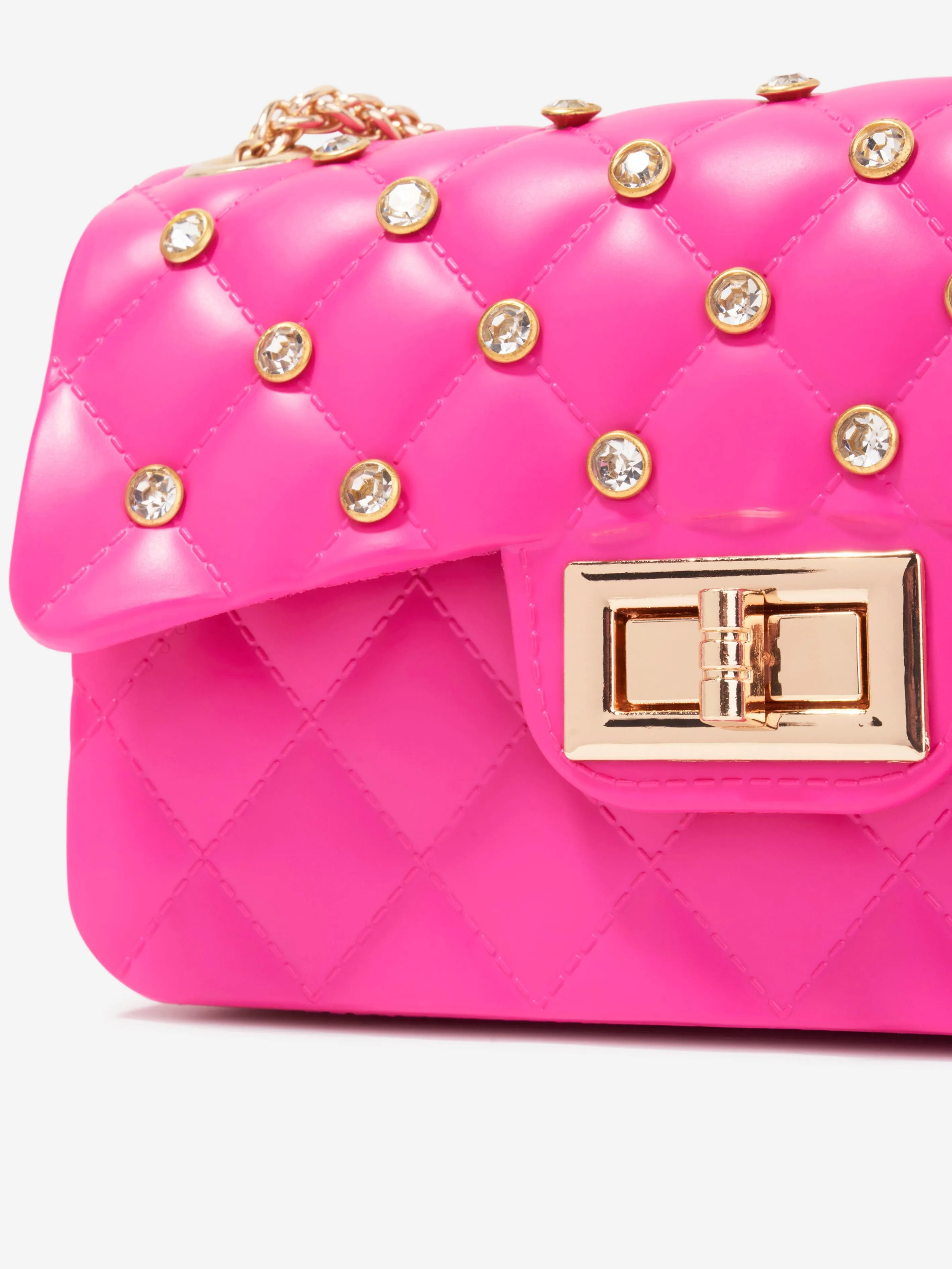 Monnalisa Girls Studded Handbag in Pink