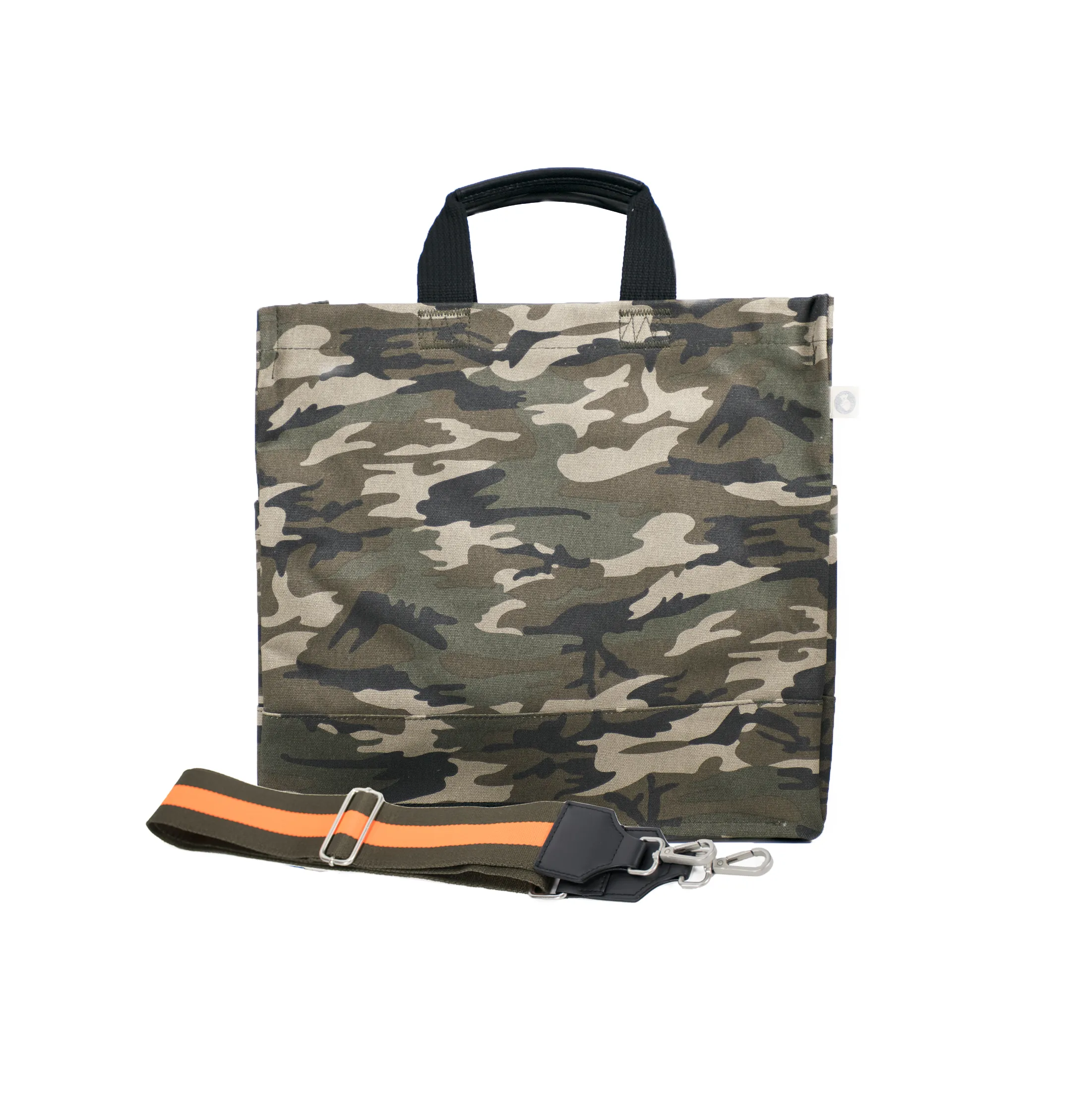 Monogram Stripe Green Camo North South Bag