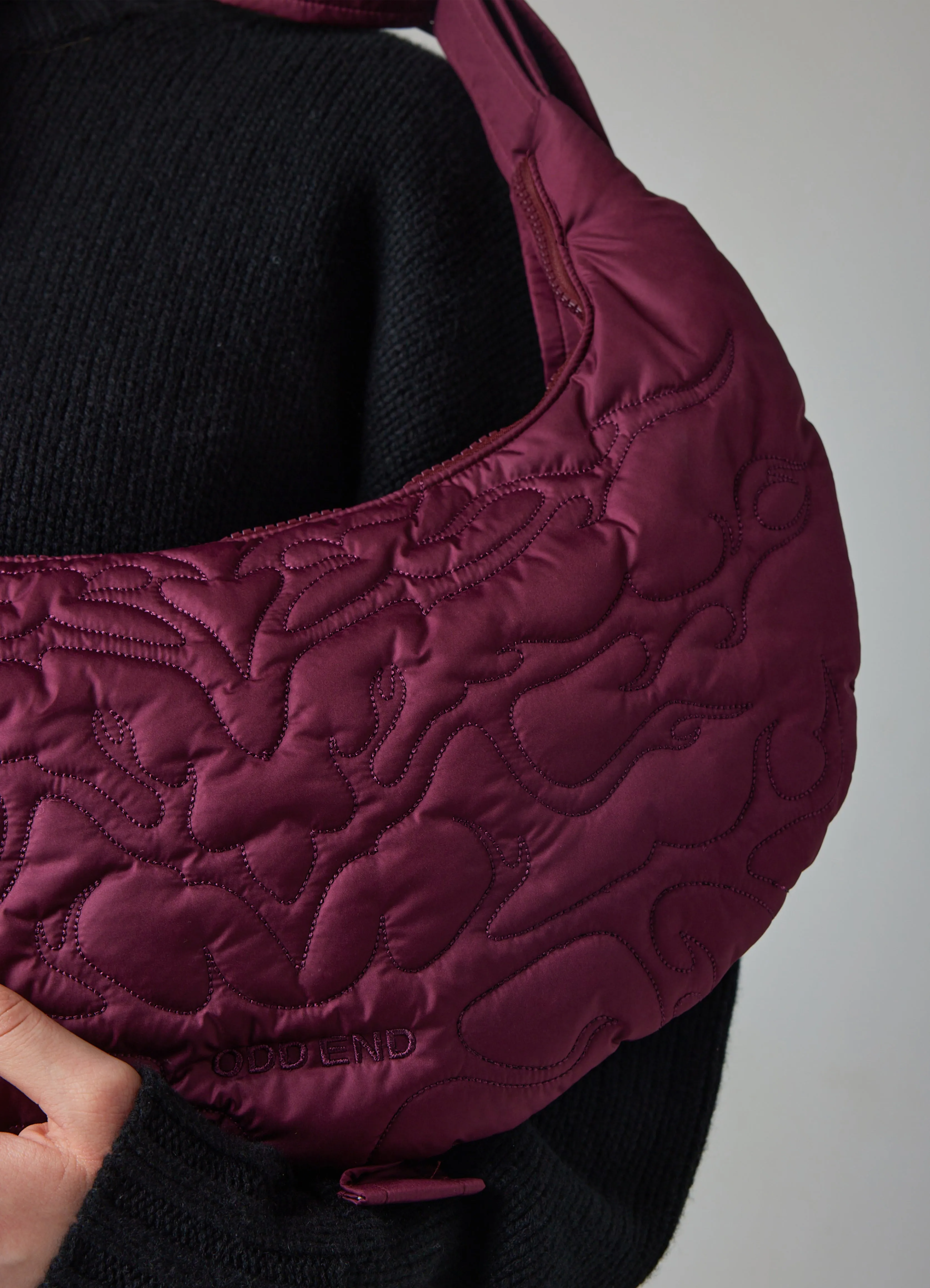 MOON BAG | BURGUNDY