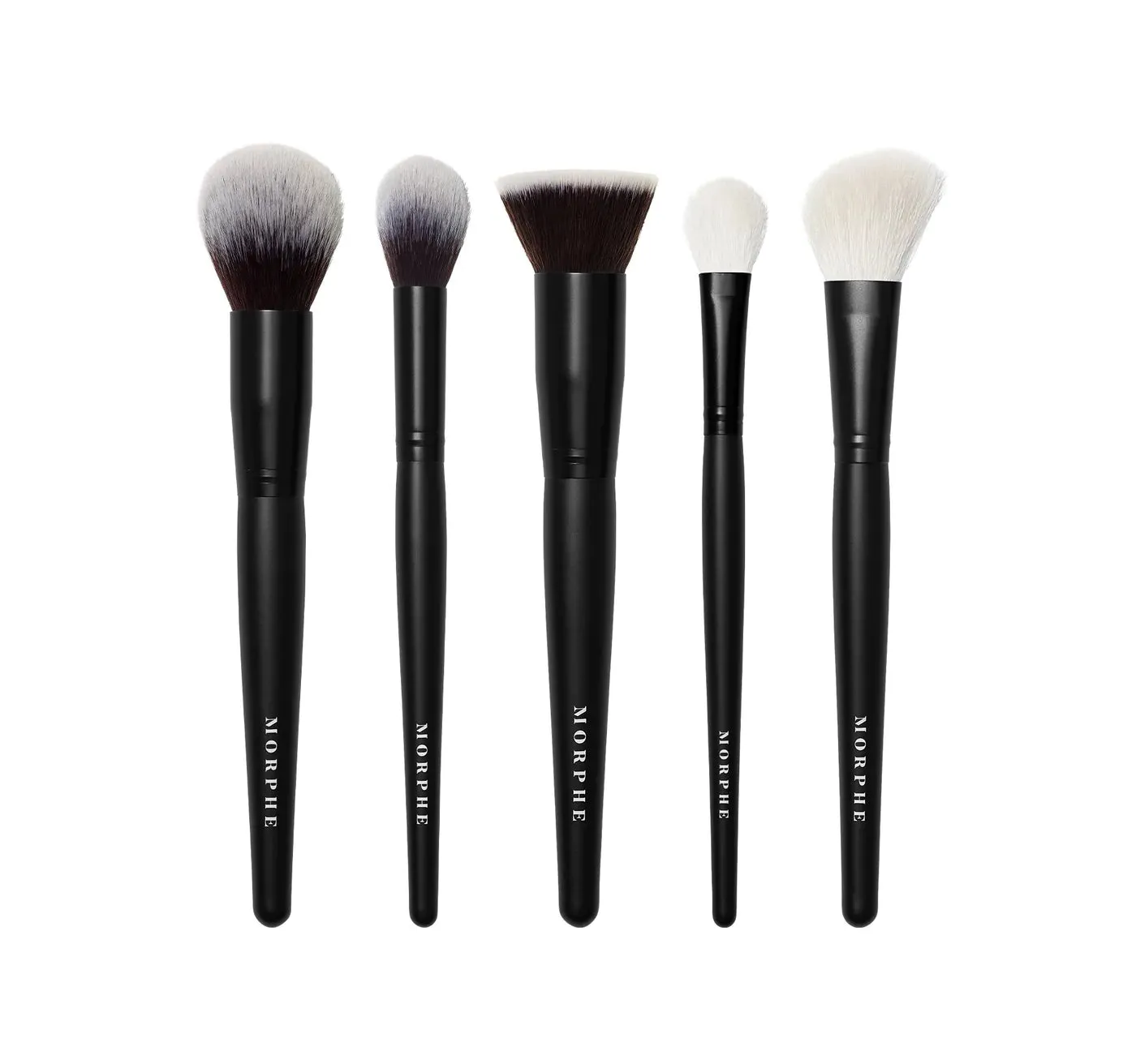 MORPHE 5 Piece FACE THE BEAT Brush Collection   Bag مجموعة فرش مكياج الوجه