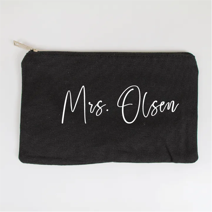 Mrs. Olsen Bridal Makeup Bag