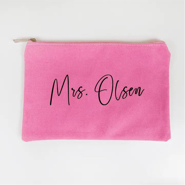 Mrs. Olsen Bridal Makeup Bag