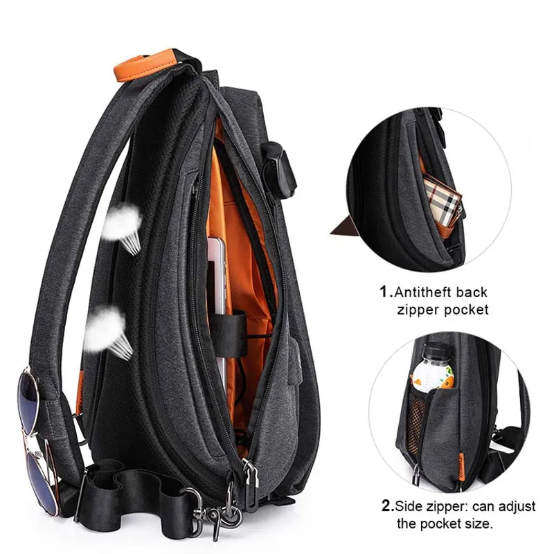 Multi-Function Men Crossbody Bag