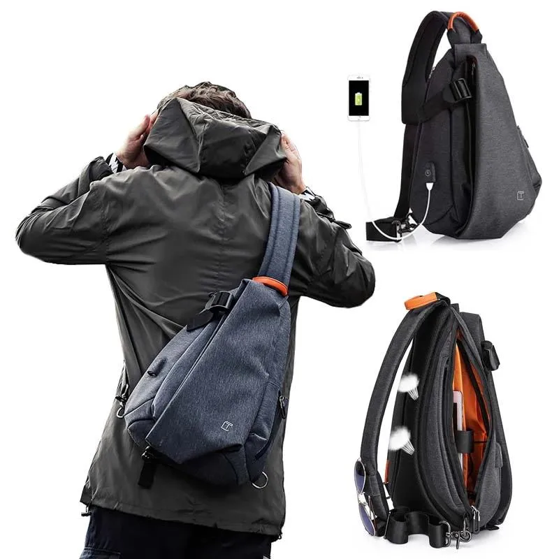 Multi-Function Men Crossbody Bag