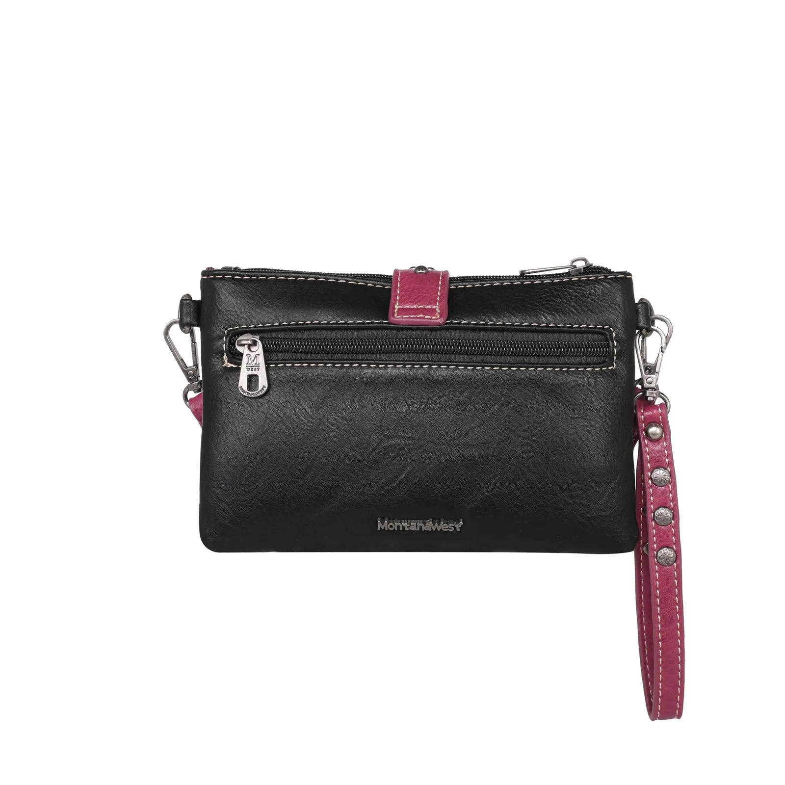 MW1209-181 Montana West Buckle Collection Clutch/Crossbody