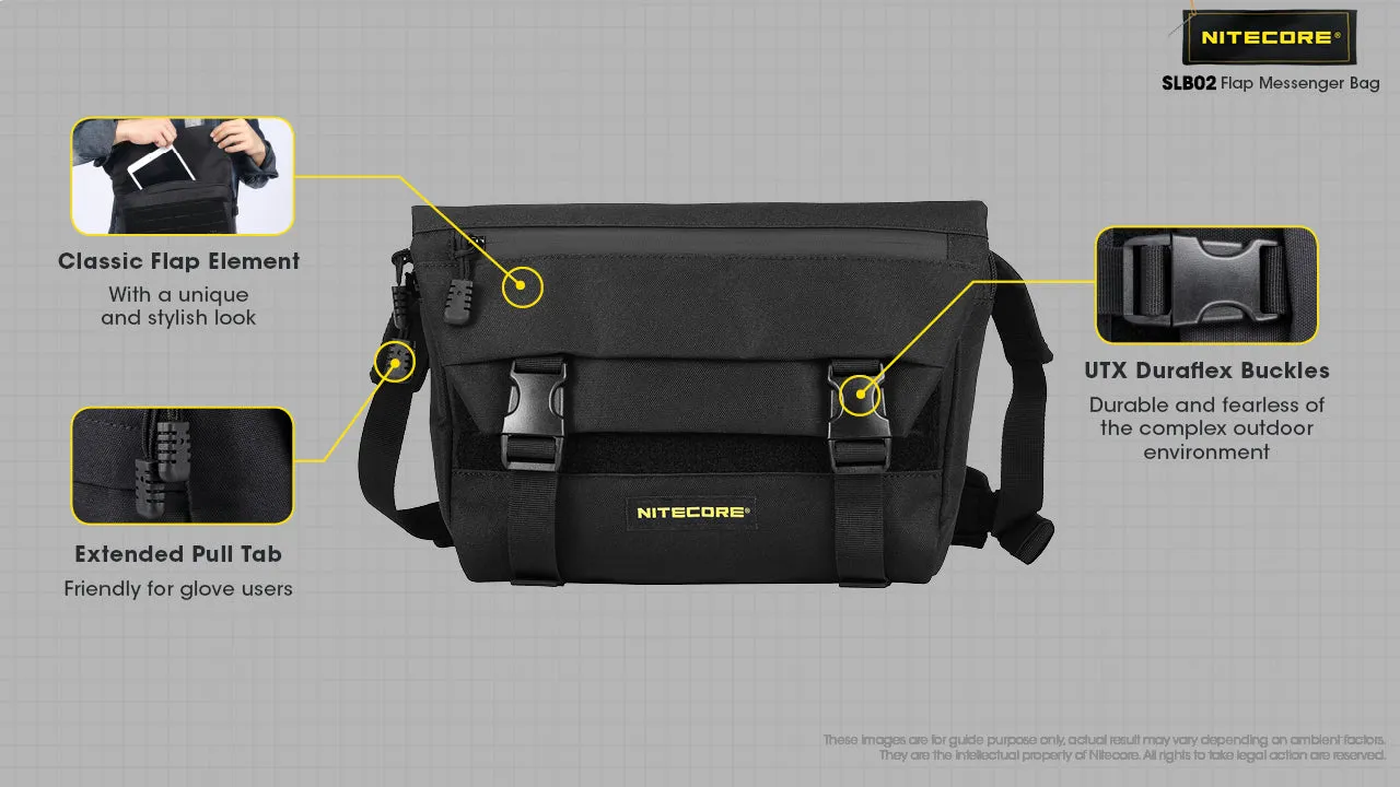 NITECORE FLAP MESSENGER BAG 2L (SLB02)