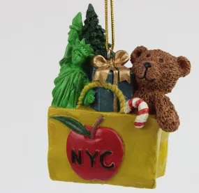 NYC Shopping Bag Christmas Ornament